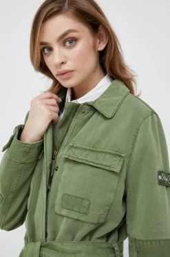 Κοντά μπουφάν Μπουφάν Pepe Jeans πράσινο -Pepe Jeans Sales Store unnamed file 3883