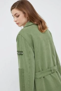 Κοντά μπουφάν Μπουφάν Pepe Jeans πράσινο -Pepe Jeans Sales Store unnamed file 3884