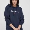 Χωρίς φερμουάρ Βαμβακερή μπλούζα Pepe Jeans Calista Hoodie χρώμα: ναυτικό μπλε 1 Χωρίς φερμουάρ Βαμβακερή μπλούζα Pepe Jeans Calista Hoodie χρώμα: ναυτικό μπλε -Pepe Jeans Sales Store unnamed file 3895