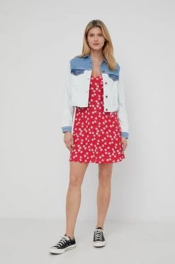 Φορέματα Φόρεμα Pepe Jeans Mila κόκκινο, -Pepe Jeans Sales Store unnamed file 3921