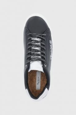 Sneakers Δερμάτινα παπούτσια Pepe Jeans μαύρο -Pepe Jeans Sales Store unnamed file 3943