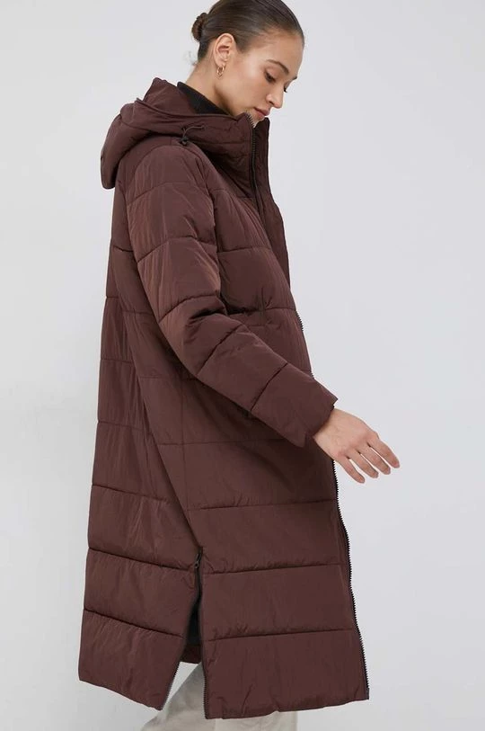 Μακριά μπουφάν Μπουφάν Pepe Jeans Gus καφέ 3 Μακριά μπουφάν Μπουφάν Pepe Jeans Gus καφέ