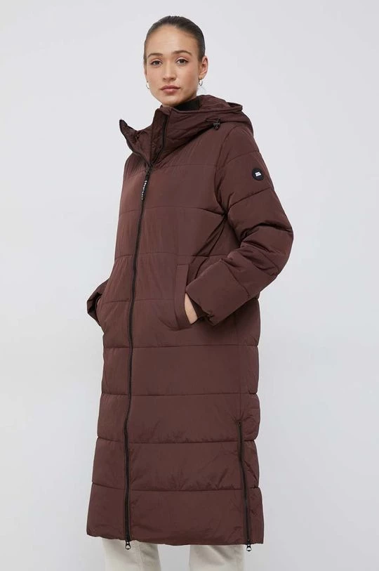 Μακριά μπουφάν Μπουφάν Pepe Jeans Gus καφέ 5 Μακριά μπουφάν Μπουφάν Pepe Jeans Gus καφέ - Image 3