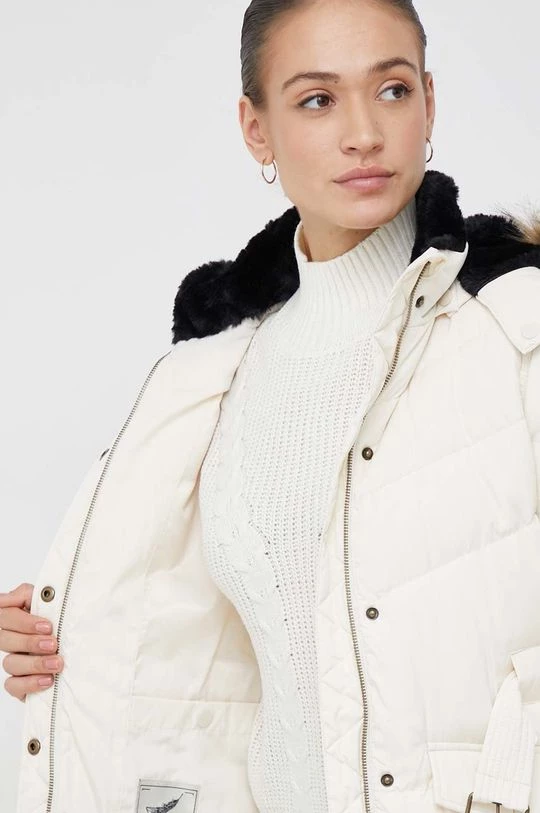 Κοντά μπουφάν Μπουφάν με επένδυση από πούπουλα Pepe Jeans Alisa μπεζ 8 Κοντά μπουφάν Μπουφάν με επένδυση από πούπουλα Pepe Jeans Alisa μπεζ - Image 6