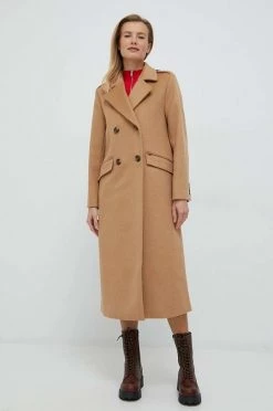 Παλτά Μάλλινο παλτό Pepe Jeans Alice μπεζ