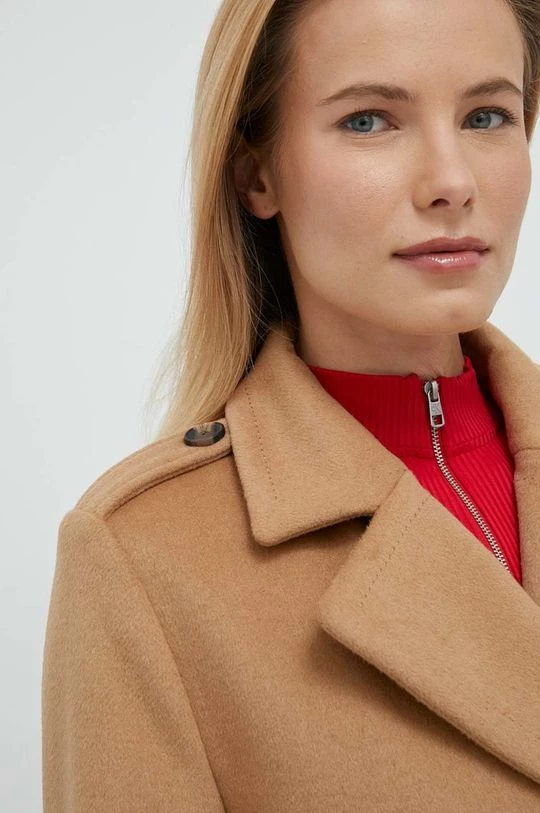 Παλτά Μάλλινο παλτό Pepe Jeans Alice μπεζ 7 Παλτά Μάλλινο παλτό Pepe Jeans Alice μπεζ - Image 5