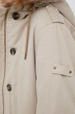 Μακριά μπουφάν Μπουφάν Pepe Jeans Aria μπεζ -Pepe Jeans Sales Store unnamed file 3991