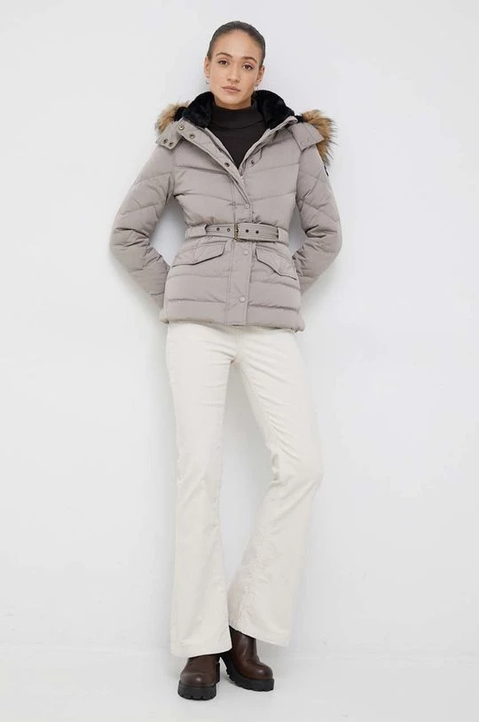Κοντά μπουφάν Μπουφάν με επένδυση από πούπουλα Pepe Jeans Alisa γκρι 4 Κοντά μπουφάν Μπουφάν με επένδυση από πούπουλα Pepe Jeans Alisa γκρι - Image 2