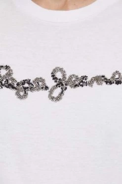 Κοντομάνικο Βαμβακερό μπλουζάκι Pepe Jeans Babette άσπρο 11 Κοντομάνικο Βαμβακερό μπλουζάκι Pepe Jeans Babette άσπρο -Pepe Jeans Sales Store unnamed file 40