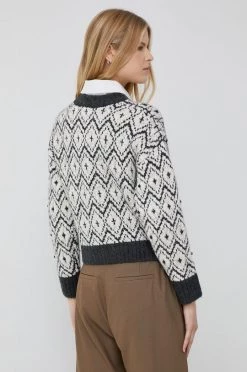 Χωρίς φερμουάρ Πουλόβερ με προσθήκη μαλλιού Pepe Jeans Bexa χρώμα: γκρι, -Pepe Jeans Sales Store unnamed file 4023