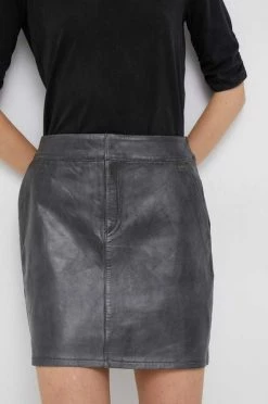 Φούστες Δερμάτινη φούστα Pepe Jeans Faina γκρι