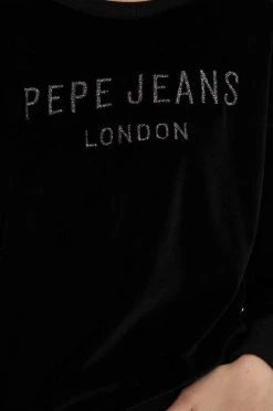 Χωρίς φερμουάρ Μπλούζα Pepe Jeans Cora Sweat μαύρο -Pepe Jeans Sales Store unnamed file 4089