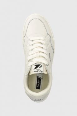 Sneakers Δερμάτινα αθλητικά παπούτσια Pepe Jeans Kore Britt W άσπρο -Pepe Jeans Sales Store unnamed file 4098