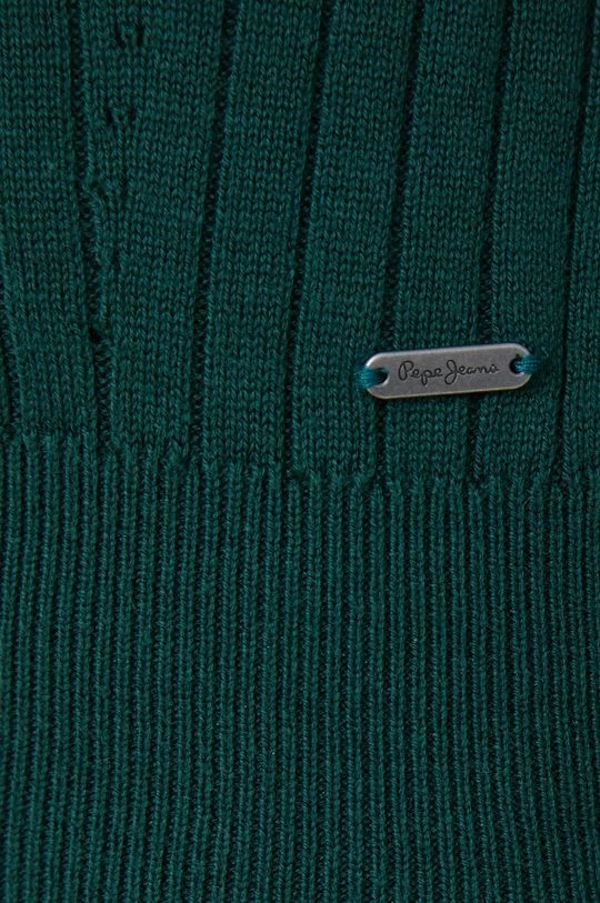 Με φερμουάρ Πλεκτή ζακέτα Pepe Jeans Babu πράσινο 7 Με φερμουάρ Πλεκτή ζακέτα Pepe Jeans Babu πράσινο - Image 5