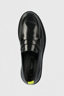 Casual Δερμάτινα μοκασίνια Pepe Jeans Trucker Loafer W μαύρο -Pepe Jeans Sales Store unnamed file 4144