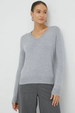 Χωρίς φερμουάρ Πουλόβερ με προσθήκη μαλλιού Pepe Jeans Bree χρώμα: γκρι