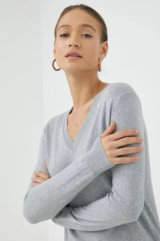 Χωρίς φερμουάρ Πουλόβερ με προσθήκη μαλλιού Pepe Jeans Bree χρώμα: γκρι 6 Χωρίς φερμουάρ Πουλόβερ με προσθήκη μαλλιού Pepe Jeans Bree χρώμα: γκρι - Image 4