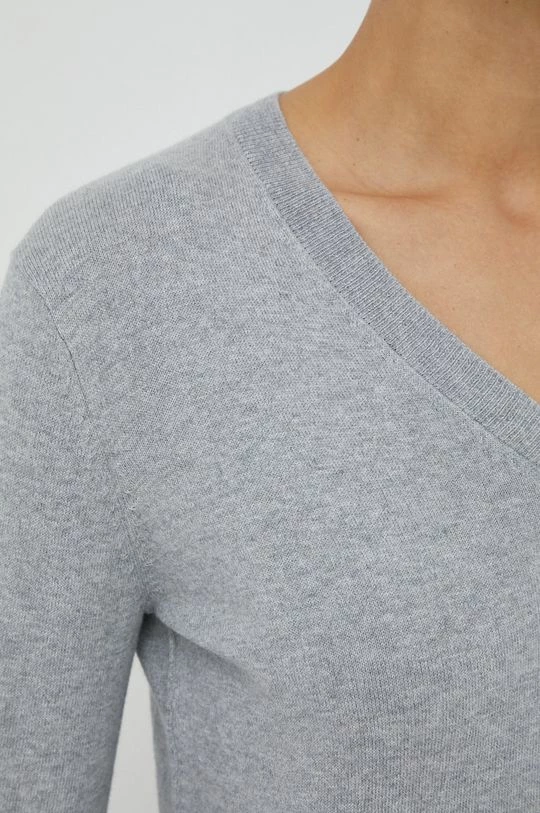 Χωρίς φερμουάρ Πουλόβερ με προσθήκη μαλλιού Pepe Jeans Bree χρώμα: γκρι 7 Χωρίς φερμουάρ Πουλόβερ με προσθήκη μαλλιού Pepe Jeans Bree χρώμα: γκρι - Image 5