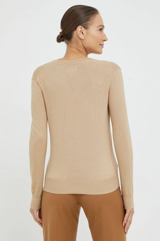 Χωρίς φερμουάρ Πουλόβερ με προσθήκη μαλλιού Pepe Jeans Bree χρώμα: καφέ 5 Χωρίς φερμουάρ Πουλόβερ με προσθήκη μαλλιού Pepe Jeans Bree χρώμα: καφέ - Image 3