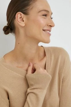 Χωρίς φερμουάρ Πουλόβερ με προσθήκη μαλλιού Pepe Jeans Bree χρώμα: καφέ 10 Χωρίς φερμουάρ Πουλόβερ με προσθήκη μαλλιού Pepe Jeans Bree χρώμα: καφέ -Pepe Jeans Sales Store unnamed file 4154