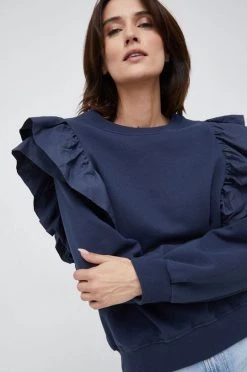 Χωρίς φερμουάρ Μπλούζα Pepe Jeans Eleonor ναυτικό μπλε