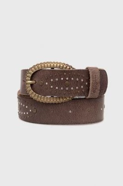 Ζώνες Δερμάτινη ζώνη Pepe Jeans TINA BELT χρώμα: καφέ