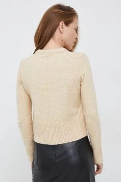 Χωρίς φερμουάρ Πουλόβερ με προσθήκη μαλλιού Pepe Jeans χρώμα: μπεζ -Pepe Jeans Sales Store unnamed file 4222