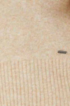 Χωρίς φερμουάρ Πουλόβερ με προσθήκη μαλλιού Pepe Jeans χρώμα: μπεζ -Pepe Jeans Sales Store unnamed file 4224