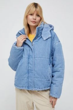 Κοντά μπουφάν Τζιν μπουφάν Pepe Jeans μπλε