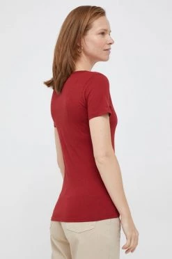 Κοντομάνικο Βαμβακερό μπλουζάκι Pepe Jeans κόκκινο -Pepe Jeans Sales Store unnamed file 4264