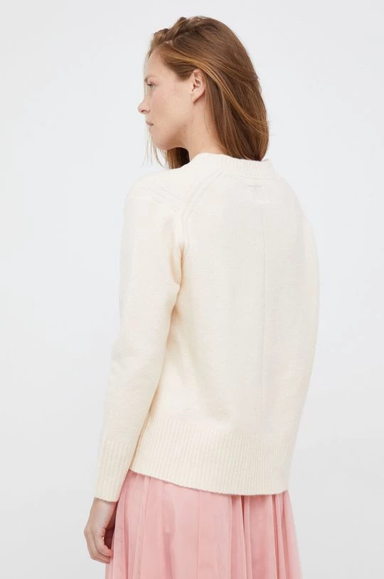 Χωρίς φερμουάρ Πουλόβερ με προσθήκη μαλλιού Pepe Jeans χρώμα: μπεζ, 5 Χωρίς φερμουάρ Πουλόβερ με προσθήκη μαλλιού Pepe Jeans χρώμα: μπεζ, - Image 3