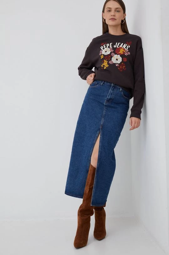 Χωρίς φερμουάρ Μπλούζα Pepe Jeans καφέ, 4 Χωρίς φερμουάρ Μπλούζα Pepe Jeans καφέ, - Image 2