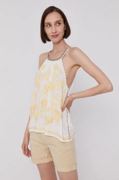 Μπλούζες Μπλουζάκι Pepe Jeans SABINA χρώμα: άσπρο