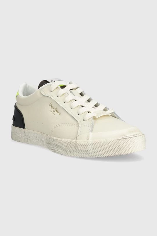 Sneakers Αθλητικά Pepe Jeans Vintage Ww , χρώμα: μπεζ 4 Sneakers Αθλητικά Pepe Jeans Vintage Ww , χρώμα: μπεζ - Image 2