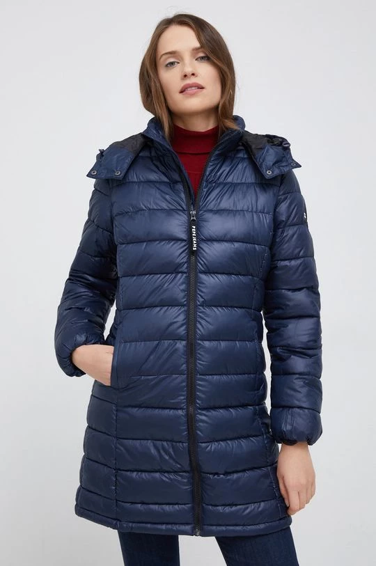 Μακριά μπουφάν Μπουφάν Pepe Jeans ναυτικό μπλε 3 Μακριά μπουφάν Μπουφάν Pepe Jeans ναυτικό μπλε