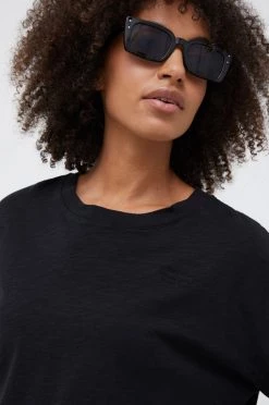 Μακρυμάνικο Βαμβακερή μπλούζα με μακριά μανίκια Pepe Jeans μαύρο -Pepe Jeans Sales Store unnamed file 4429