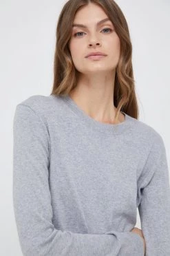 Χωρίς φερμουάρ Πουλόβερ με προσθήκη μαλλιού Pepe Jeans χρώμα: γκρι -Pepe Jeans Sales Store unnamed file 4444