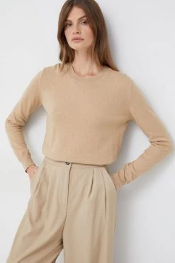 Χωρίς φερμουάρ Πουλόβερ με προσθήκη μαλλιού Pepe Jeans χρώμα: καφέ