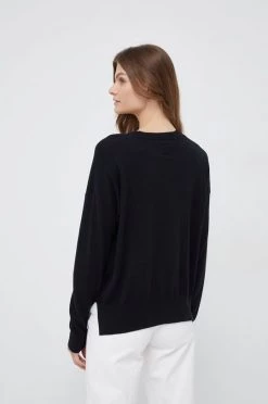 Χωρίς φερμουάρ Πουλόβερ με προσθήκη μαλλιού Pepe Jeans χρώμα: μαύρο -Pepe Jeans Sales Store unnamed file 4458