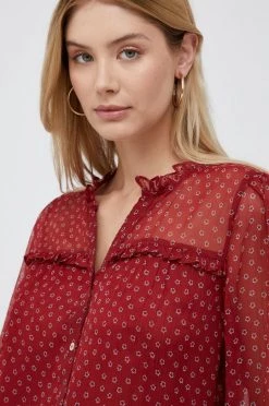 Πουκάμισα Πουκάμισο Pepe Jeans κόκκινο -Pepe Jeans Sales Store unnamed file 4508