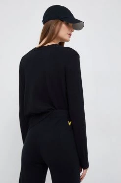 Χωρίς φερμουάρ Πουλόβερ με προσθήκη μαλλιού Pepe Jeans χρώμα: μαύρο, -Pepe Jeans Sales Store unnamed file 4516