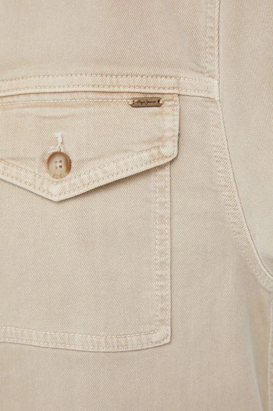 Πουκάμισα Πουκάμισο Pepe Jeans μπεζ 7 Πουκάμισα Πουκάμισο Pepe Jeans μπεζ - Image 5