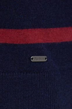 Χωρίς φερμουάρ Πουλόβερ με προσθήκη μαλλιού Pepe Jeans χρώμα: ναυτικό μπλε, -Pepe Jeans Sales Store unnamed file 4569