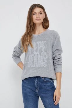 Χωρίς φερμουάρ Μπλούζα Pepe Jeans γκρι, -Pepe Jeans Sales Store unnamed file 4583