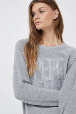 Χωρίς φερμουάρ Μπλούζα Pepe Jeans γκρι, -Pepe Jeans Sales Store unnamed file 4584