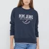 Χωρίς φερμουάρ Βαμβακερή μπλούζα Pepe Jeans ναυτικό μπλε, -Pepe Jeans Sales Store unnamed file 4596