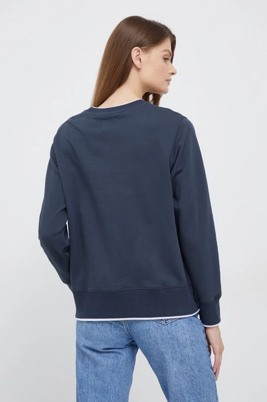 Χωρίς φερμουάρ Βαμβακερή μπλούζα Pepe Jeans ναυτικό μπλε, 5 Χωρίς φερμουάρ Βαμβακερή μπλούζα Pepe Jeans ναυτικό μπλε, - Image 3