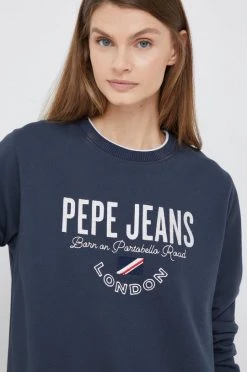 Χωρίς φερμουάρ Βαμβακερή μπλούζα Pepe Jeans ναυτικό μπλε, 10 Χωρίς φερμουάρ Βαμβακερή μπλούζα Pepe Jeans ναυτικό μπλε, -Pepe Jeans Sales Store unnamed file 4599