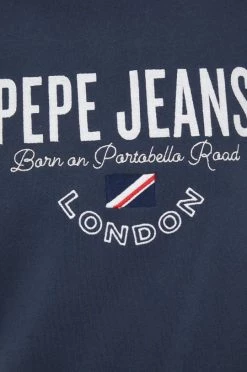 Χωρίς φερμουάρ Βαμβακερή μπλούζα Pepe Jeans ναυτικό μπλε, 11 Χωρίς φερμουάρ Βαμβακερή μπλούζα Pepe Jeans ναυτικό μπλε, -Pepe Jeans Sales Store unnamed file 4600