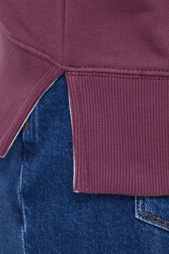 Χωρίς φερμουάρ Βαμβακερή μπλούζα Pepe Jeans χρώμα: μοβ, 7 Χωρίς φερμουάρ Βαμβακερή μπλούζα Pepe Jeans χρώμα: μοβ, - Image 5